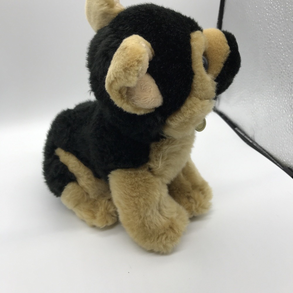 Aurora Miyoni Tots German Shepherd Puppy Plush Stuffed Animal Black Tan 8 Inch - Picture 7 of 8